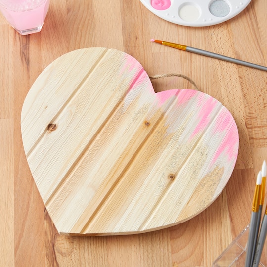 11" Wood Pallet Heart Plaque by Make Market®